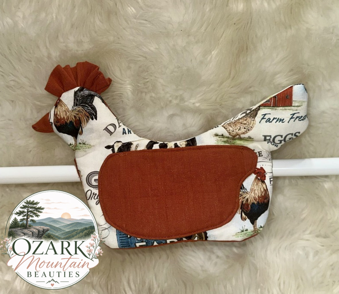 Farm chicken pot holder RTS