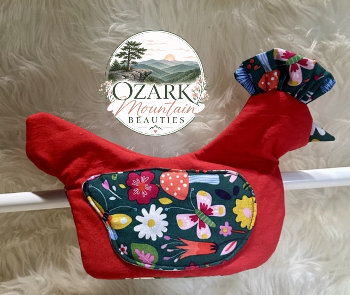 Mushroom hanging chicken oven mitt